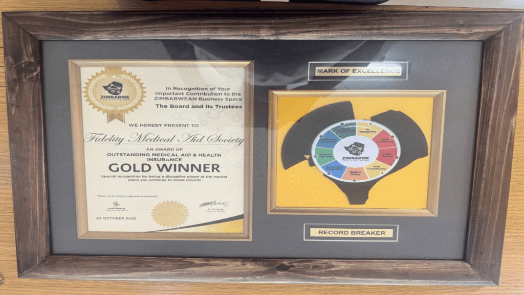 Outstanding Medical Aid & Health Insurance Gold Winner